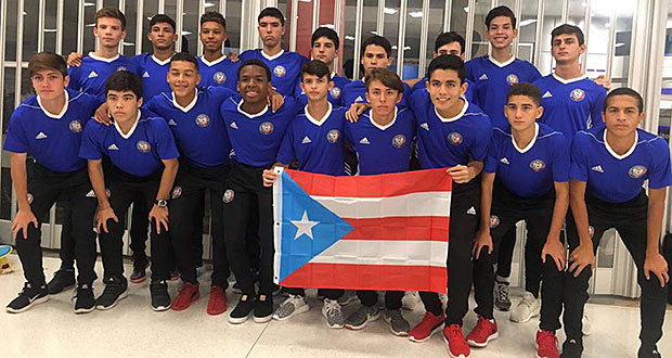 Jóvenenes pertenecientes al Equipo Nacional de Puerto Rico de fútbol. (Foto/Suministrada)