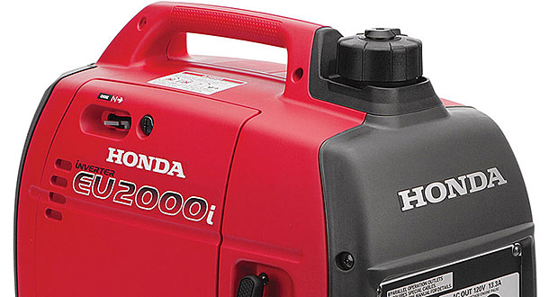 Generador eléctrico marca Honda color rojo de 2,000 vatios. (Foto/Suministrada)