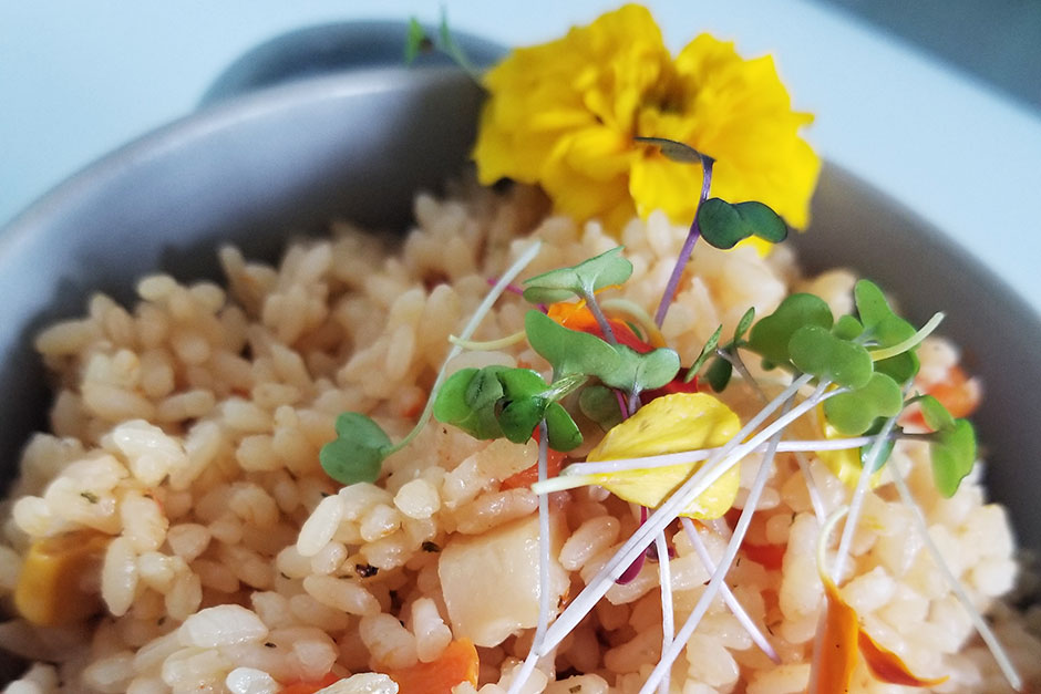 Arroz con vegetales apastelado. (Foto/Suministrada)