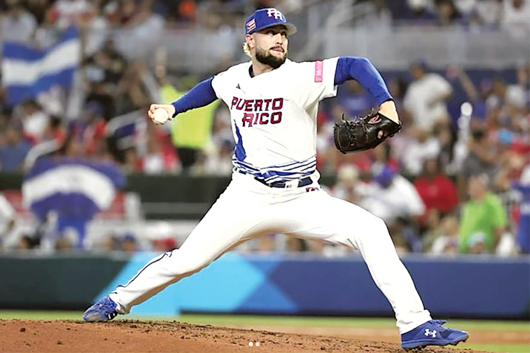 Nicholas Padilla consiguió un triunfo sin derrotas en tres apariciones con Puerto Rico en el Clásico Mundial de Béisbol 2023.  (Foto/Suministrada)